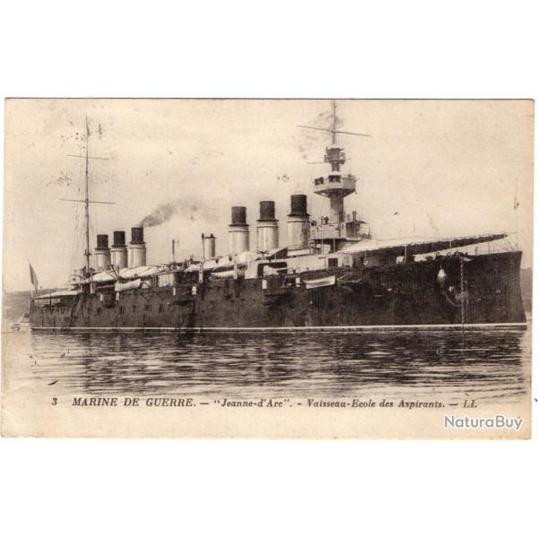 CPA - MARINE  DE GUERRE-" Jeanne- d'Arc " -Vaisseau - �cole des Aspirants N�252