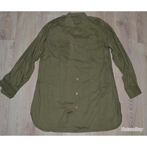 Chemise Militaire Fran�aise 1944/1945. LA CHEMISE MOD�LE 1945 France 1939/1945 Indochine  (23)