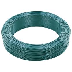 Fil de liaison de cl&ocirc;ture 250 m 0,9/1,4 mm Acier Vert noir&acirc;tre