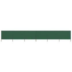 Paravent 6 panneaux Tissu 800 x 120 cm Vert