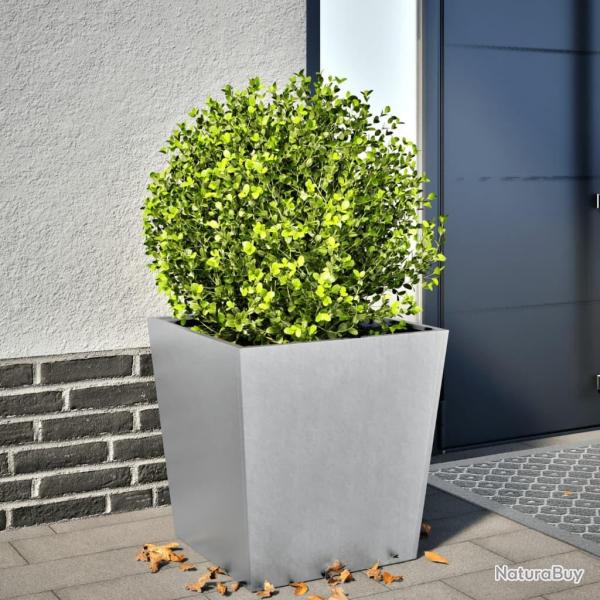 Jardinire 50x50x50 cm acier galvanis