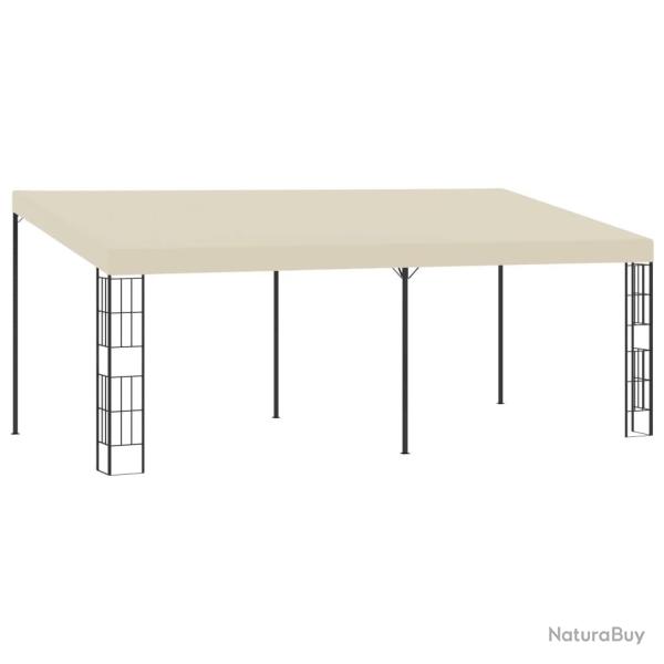 Belvdre mural 3x6 m Crme Tissu