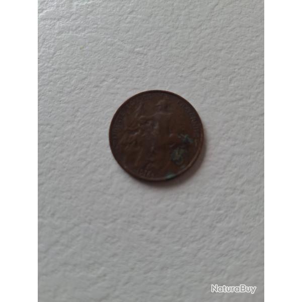 PIECE 5 cts anne 1913