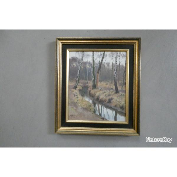 TABLEAU Huile sur panneau GF ROTIG