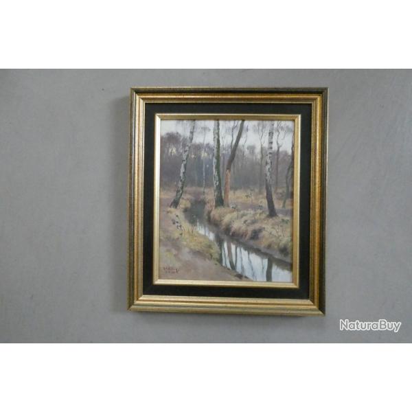 TABLEAU Huile sur panneau GF ROTIG