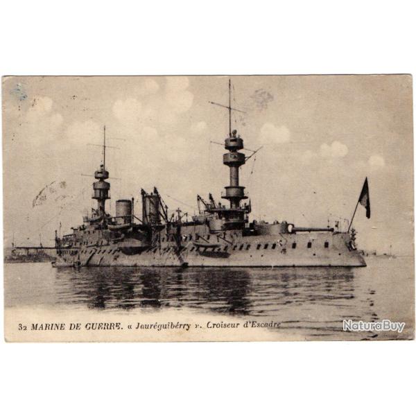 CPA - MARINE  DE GUERRE -Jaureguiberry - Croiseur d'Escadre N�347