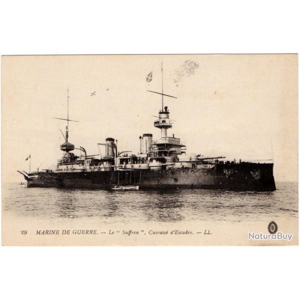 CPA - MARINE  DE GUERRE -Le "Suffren " Cuirasse a Escadre N�919
