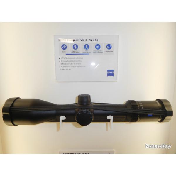 Zeiss Comquest V6  2-12x50  rail sr ,Produit Neuf sans Prix de Rserve