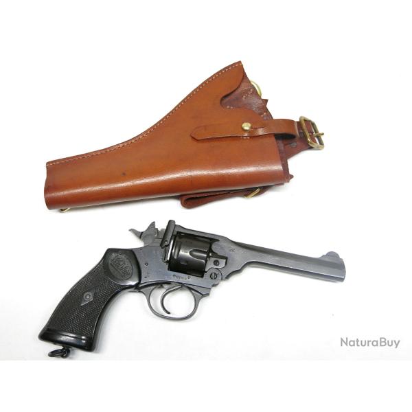 Etui cuir officier pour revolver Webley 380