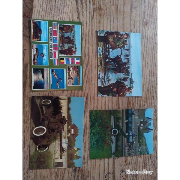 4 Cartes postale Arromanches - d�barquement