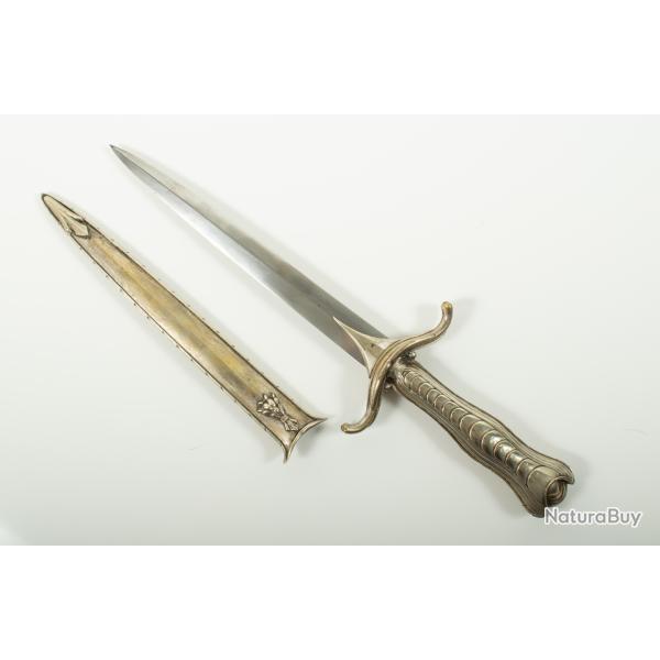 Superbe et Rare Grand Poignard Fran�ais - Milieu du XIXe Si�cle