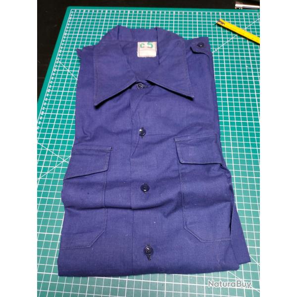 CHEMISE MODELE 48 POUR CHASSEURS ALPINS OU A PIED PERIODE GUERRE D'ALGERIE