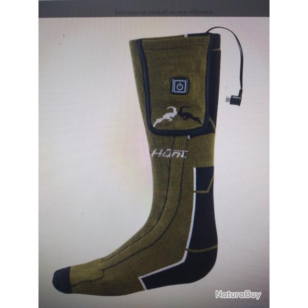 Chaussettes chauffante pro hunt by Verney Carron