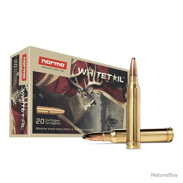 BALLES NORMA WHITETAIL 180GR , CALIBRE: 300wm. Lot de 40 cartouches