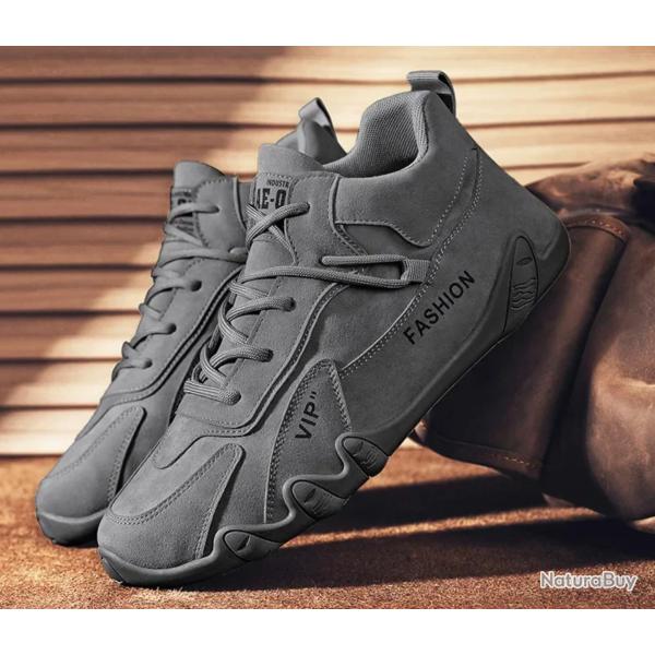 ENCHERE ....Basket decontract� du 39 au 44 Beige, Grise ou Noir au Choix...1 EURO