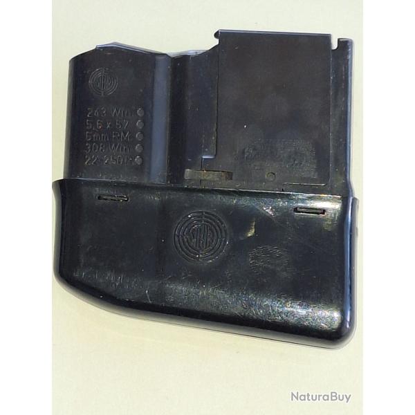 STEYR MANNLICHER chargeur LUXUS extension 6 cps pour 308.243.22,250.5,6x57 vendu par poudrenoirepr