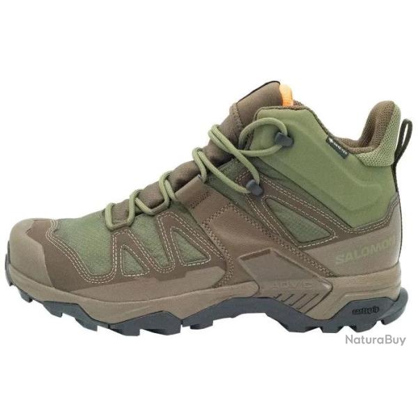 Chaussures Salomon X Ultra Tracker Gtx Vert/Orange  - 40 2/3