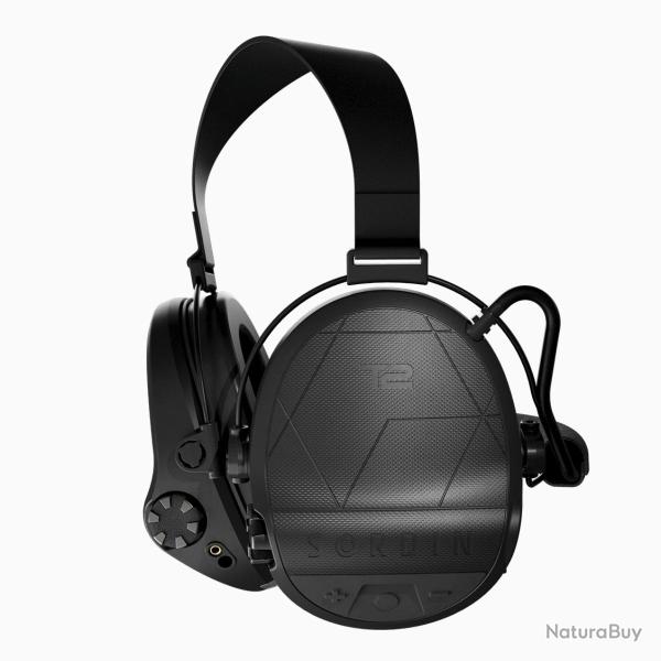 Casque Anti-Bruit + comm Supreme T2 Serre-Nuque Noir