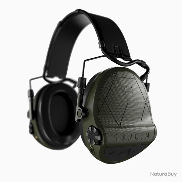 Casque Anti-Bruit + comm Supreme T2 Serre-T�te Vert Olive