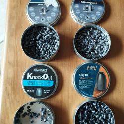 Plombs 4,5mm HN et jsb