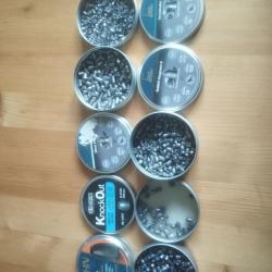 Plombs 4,5mm HN et jsb