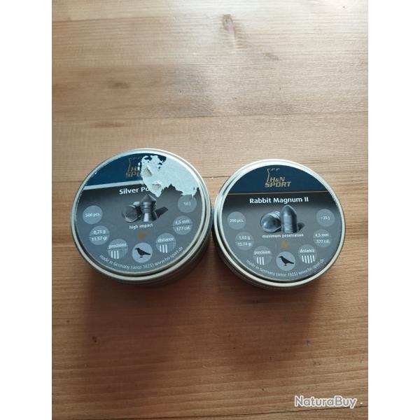 Plombs 4,5mm HN SPORT