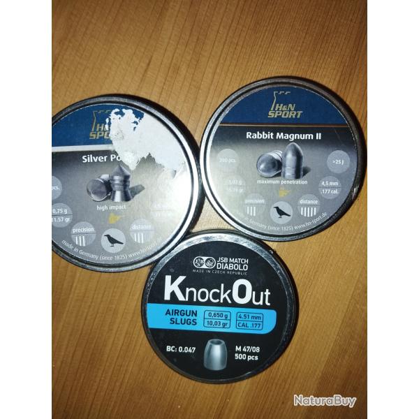 Plombs 4,5mm HN SPORT