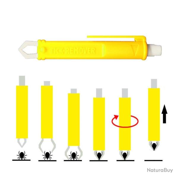 Pince � tique CAO jaune