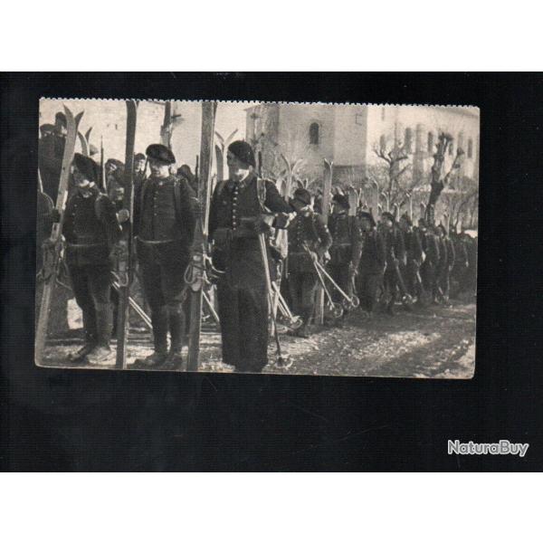 �claireurs skieurs cpa chasseurs alpins tenue bleue