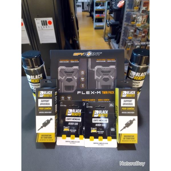 Pack cration point d agrenage Spy point/black beasts