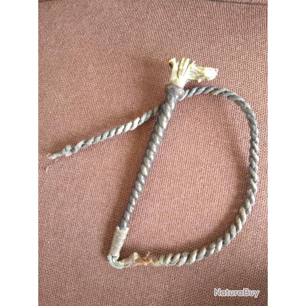 Fouet de venerie sifflet, ancien