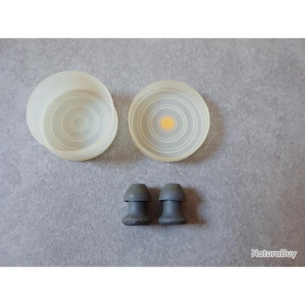 Bouchon de protection auditive, oreilles, pour tir. Officier suisse pour tirs au stand