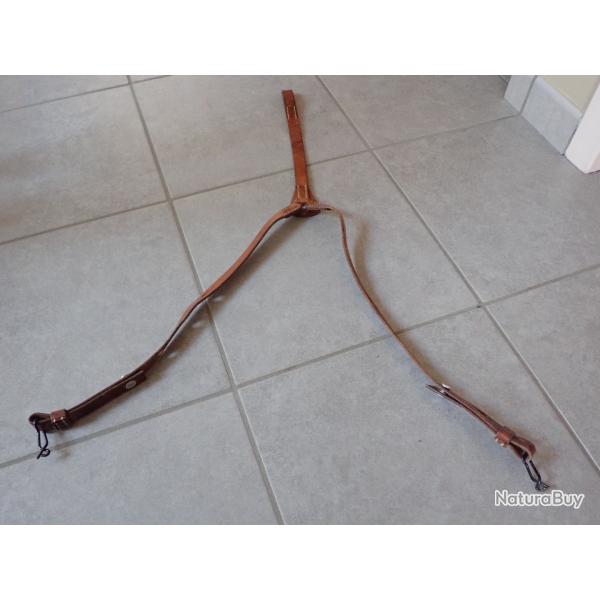 1957 Brellage, porte charge en cuir pour ceinturon suisse ; Uniforme troupe