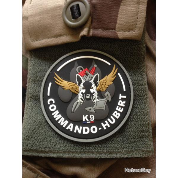 Patch �cusson Forces Sp�ciales Commandos Marine HUBERT K9 noir
