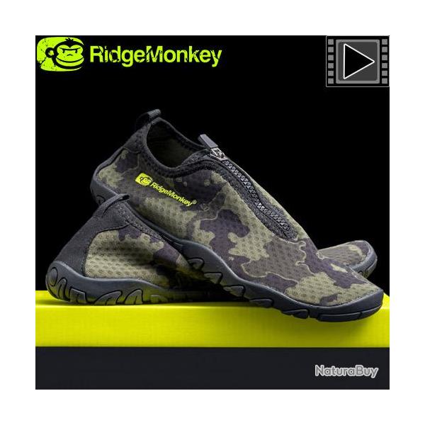 Chaussures RidgeMonkey Apearel Dropback Aqua Shoes Camo 43