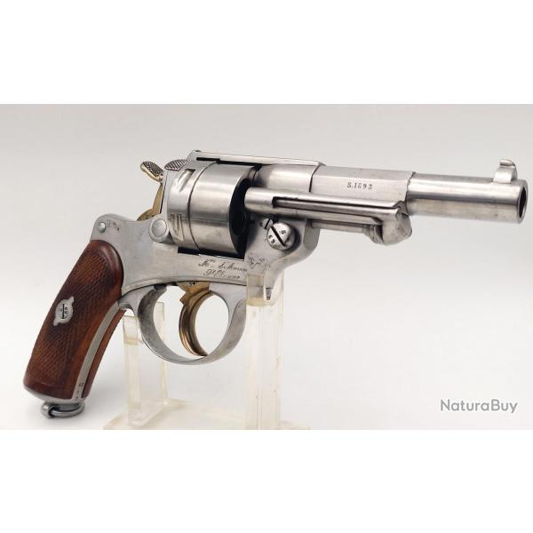 REVOLVER REGLEMENTAIRE MARINE PORTUAIRE CHAMELOT DELVIGNE MAS 1873 ST-ETIENNE CALIBRE 11MM - FRANCE 