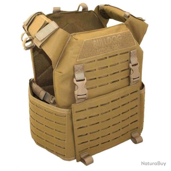 Gilet porte-plaques Bulldog Tactical Gear Kinetic - Coyote / L (86 - 130 cm) / Non