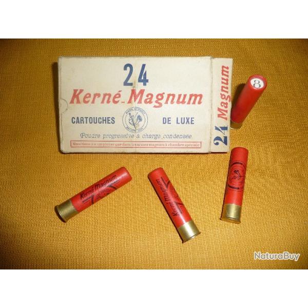 CARTOUCHES CHASSE DE COLLECTION Cal. 24 Magnum