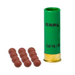 Cartouches Chevrotine SAPL Gomm-cogne - Par 6 / 16/67