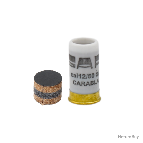 Mini munition � blanc SAPL - Cal. 12/50 - Par 10