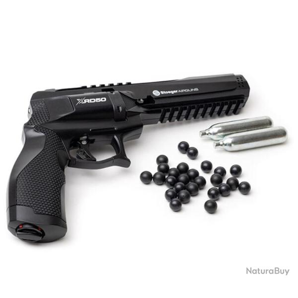 Revolver CO2 STOEGER modle XRD 50 - Calibre .50 - 12,6 joules + 50 billes