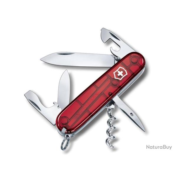 VICTORINOX SPARTAN TRANSLUCIDE 8P ROUGE
