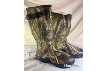 Bottes De Chasse ROCKY Imperméables Camouflage - Homme - Thinsulate - Occasion