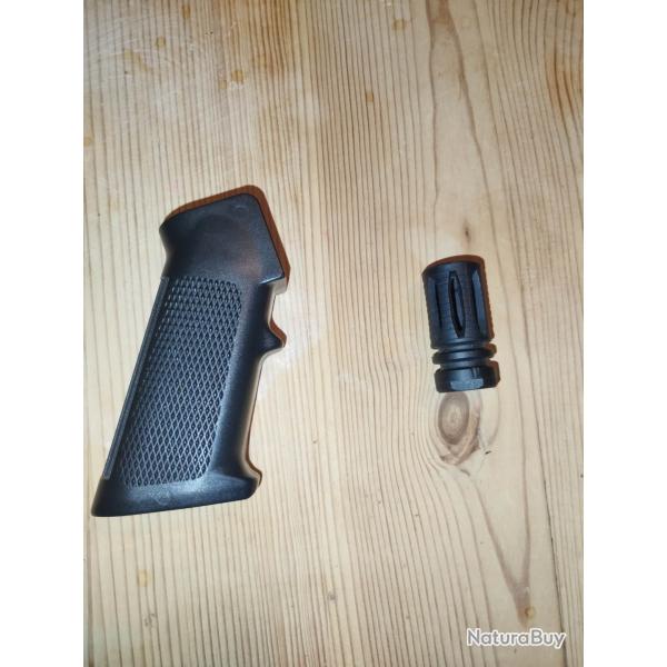Poign�e arri�re et cache flamme M4 airsoft