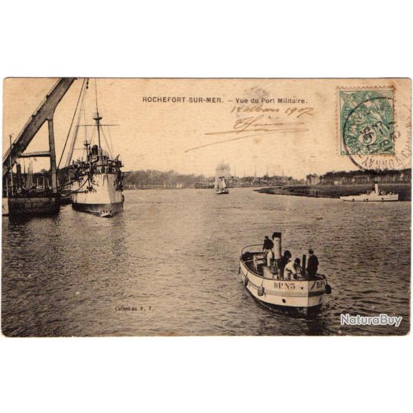 CPA - MARINE Militaire -ROCHEFORT -SUR-MER- Vue Port Militaire  N�1410