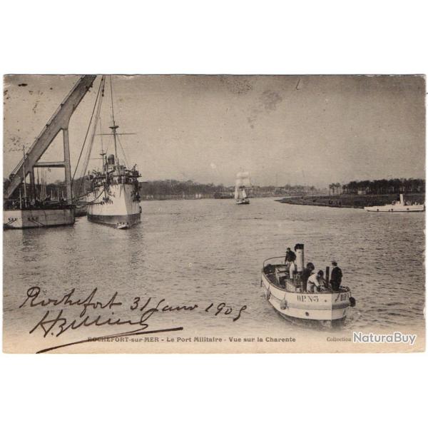 CPA - MARINE Militaire -ROCHEFORT -SUR-MER- Vue Port Militaire  N�1407