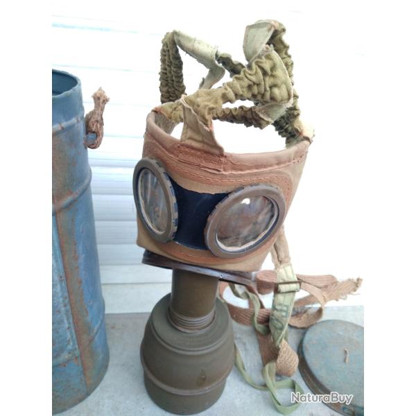 Masque � gaz collection DUCEL  WW2 en tb�, entre 1938 et 1939