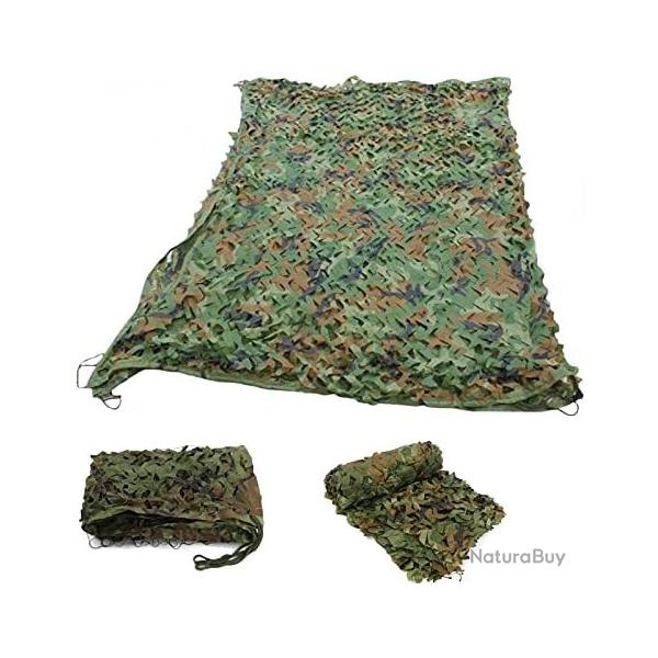 Tissu Oxford 210D 3x4m Camouflage Woodland - Id�al pour Jardin, F�te, Bar, D�coration de Chasse (3m