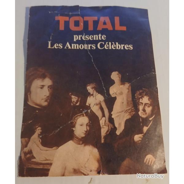 ANCIENS CAMES MDAILLONS PUBLICITAIRES TOTAL " LES AMOURS CLBRES "LOT 1