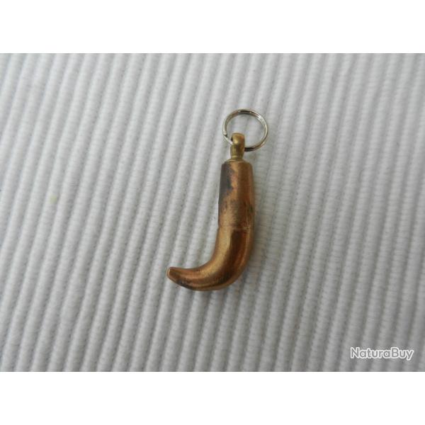 cartouche Lebel transform�e en pendentif